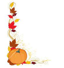 Pumpkin Autumn Border Vector 106854 By Mkoudis On Vectorstock Clip Art Borders Fall Clip Art Fall Borders