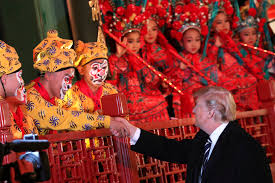 Image result for trump in china