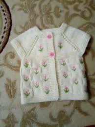 Yakadan Baslama Kesme Seker Orneginde Yeni Dogan Bebek Yelegi Nasil Orulur Baby Knitting Patterns Yeni Dogan Bebekler Bebek