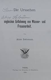 She was one of the first women to receive the ph.d. Alice Salomon Wikipedia