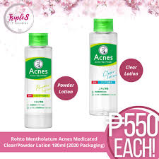 Rohto Mentholatum Acnes Medicated Clear Powder Lotion 180ml 2020 Packaging Shopee Philippines