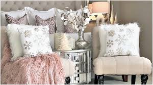 The plan of the livingrooms and the plan of bedrooms will match every one of your needs for any event. New Luxury Master Bedroom Blush Pink Christmas Tour Decor Ideas Youtube