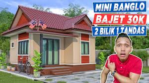 Gambar kucing kampung paling bagus. Design Rumah Bajet 30k 2 Bilik Tidur 1 Bilik Air 21x21 Feet Youtube