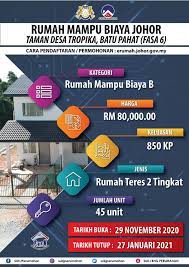 Cara daftar / buat permohonan rumah mampu biaya johor. Cara Mohon Rumah Mampu Biaya Johor Serendah Rm42 000 Teres 2 Tingkat