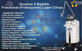 Quartus Vaginal Co2 Rf Fractional Laser Machine 5 In 1 Quartus Fraksiyonel Lazer Cihazi 5 Baslikli Ozel Sistem Dunyanin En Gel Egitim Estetik Uygulamalar