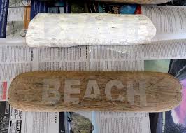 These vibrant, painted pieces of driftwood will look absolutely classy and chic to any wall. Driftwood Signs Tutorial