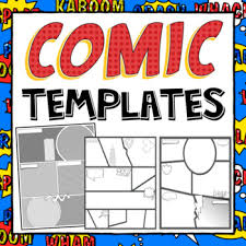 Browse through 1000s professional templates for graphic design, infographics, presentations, charts, maps, documents, printables and more. Comic Templates Graphic Novels By Txteach22 Teachers Pay Teachers