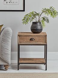 | 54 l coffee table charcoal finished solid oak wood contemporary rustic. Reclaimed Oak Side Table