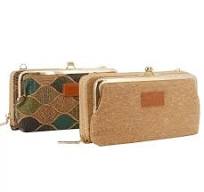 Hot Sale Custom Waterproof Cork Leather Shoulder Bag Natural Cork Purse for  Women
