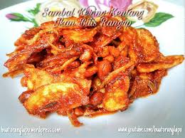 Ikan bilis goreng sambal mp3 & mp4. Sambal Kentang Ikan Bilis Rangup Buat Orang Lapo
