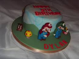He wanted one for his birthday and we did research looking at cakes online for ideas for weeks! Super Mario Bros Birthday Cake Cake By Christine Cakesdecor