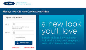 Send us a secure email. Old Navy Credit Card Login