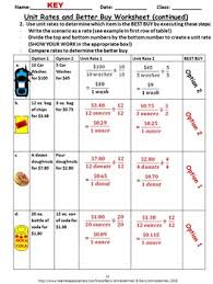 Shopping can be online where people buy goods on the internet or it can be traditional where people go to shops. Unit Rates And Better Buy Better Deal Practice Warmup Notes Page Worksheet