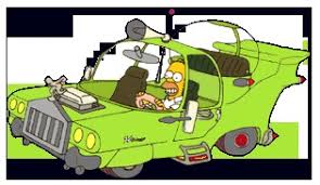 Image result for homer simpson car