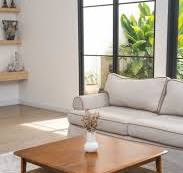 Square Coffee Table in Premium Teak & Loom