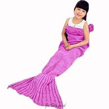 Mermaid tail sleeping bags (all 4 results). Mermaid Tail Blanket For Kids Crochet Snuggle Mermaid All Seasons Mermaid Sleeping Bag Blanket Kids Pink Onesie Onesie