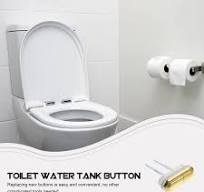Amazon.com: Housoutil 1 botón de tanque de inodoro, reemplazo de botón de  inodoro con doble pulsador, tanque de agua de inodoro de doble descarga con  ...