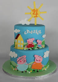 Have fun play with peppa pig birthday cake cooking. Peppa Pig Birthday Cake Lil Miss Cakes