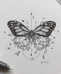 Butterfly Effect For Tattoo Butterfly Sketch Butterfly Art Drawing Butterfly Tattoo