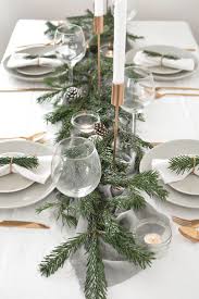 How To Create A Modern Christmas Tablescape Winter Table Decorations Christmas Table Settings Modern Christmas