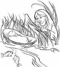 Currently, we propose baby moses coloring page printable for you, this post is related with halloween activity sheets and printables. Printable Baby Moses Basket Coloring Page Novocom Top