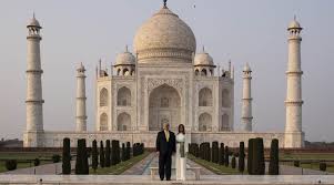 Many people claim the building itself is smaller while the taj mahal is a crowded attraction, many of the visitors are indians traveling within their own country. Watch Donald Trump Melania Trump Enjoy Guided Tour Of Taj Mahal India News The Indian Express
