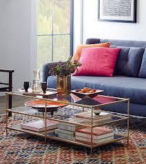 Oxford 38 wide bronze pewter industrial metal coffee table $ 499.91. Top 10 Contemporary Glass Coffee Tables For Small Spaces Colourful Beautiful Things