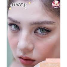 Jual AVERY GRAY softlens arabian terang abu abu 14mm for 1 year seenderella 