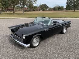 Image result for Black 1955 Thunderbird