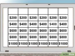 America's favorite quiz show® want to be on the show? Ein Jeopardy Spiel Erstellen Wikihow