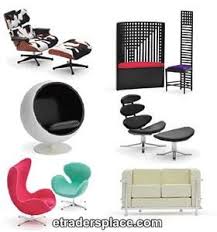 Dollhouse Miniature Reac Designer Chairs Limited Colour Edition Doll Home Doll House Chair Design