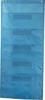 carson dellosa file folder storage teal pocket chart