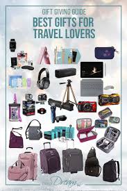 A List Of The Best Holiday Gift Ideas For Travel Lovers From Popular Travel Accessories Luggage And Wallets To Best Travel Gifts Popular Travel Travel Gifts