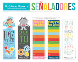 Gratis Senaladores De Libro Diy Fabuloos Dreams Bookmarks Kids Free Printable Bookmarks Bookmarks Printable