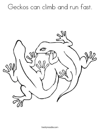 Animals, cars, holidays and more. Geckos Can Climb And Run Fast Coloring Page Twisty Noodle