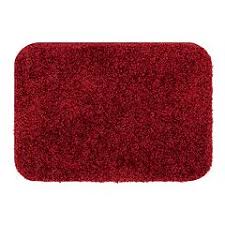 Rectangular red bathroom rugs with rounded corners look a little softer and more sophisticated in a bathroom. Red Bath Rugs Mats Bathroom Bed Bath Kohl S