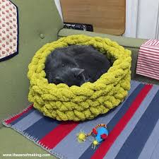 Check them all out now. Project Update Super Bulky Crocheted Cat Bed With Bernat Blanket Big Yarn