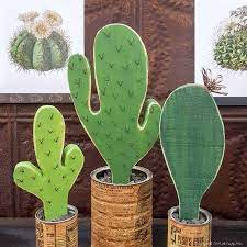 In preparation for the wood cactus to be a vendor at show low days this weekend, i'm putting together as many signs as my paint pen sharpie will allow. Easy Diy Wooden Cacti A Crafty Mix
