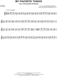 My Favorite Things From The Sound Of Music Sheet Music Violin Solo Download Print Trombone Sheet Music Cello Music Sheet Music