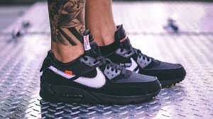 Off White X Nike Air Max 90 Black Where To Buy Aa7293 001 The Sole Supplier Nike Air Max 90 Black Air Max 90 Black Nike Air Max 90 Black White