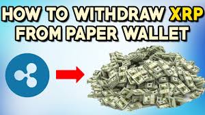 Storing your private keys offline in a hardware wallet allows for a much higher level of protection because it eliminates the vulnerability found when storing them on a desktop environment. How To Withdraw Xrp From Ripple Paper Wallet Youtube