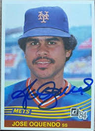 1984 Donruss #643 Jose Oquendo VG RC Rookie New York Mets