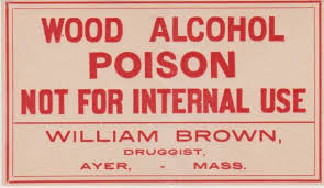 Wood Alcohol Poison Label Vintage Individual By Funerealephemera Vintage Alcohol Labels Dollhouse Miniatures Potion Labels