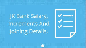 jk bank salary 2018 all about jk bank salary structure