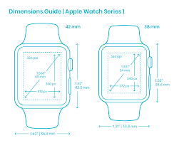 The second generation has two models. Apple Watch Series 1 Dimensions Drawings Dimensions Com