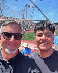 Congratulations to BACK-2-BACK STATE CHAMPION, ALEX HUGHES! 🏆 Alex took  1st Place at the State Track Meet in Discus with a throw of 159-05!