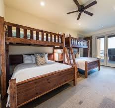 We are also capable of building log loft beds or barnwood lofts, as a special order. Custom Bunk Beds Twin Over Queen Rustic Perpendicular Designer Full Loft With Queen