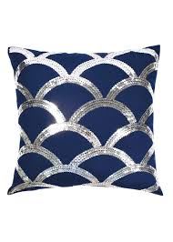 Atklāj modi bonprix interneta veikalā vai pasūti bezmaksas katalogu sev uz mājām! Cuscino Mare Pailettes Blu Argento Euronova