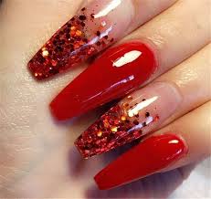 20 gorgeous gold acrylic nail ideas. 30 Stunning Ways To Shake Up Your Red Acrylic Nails