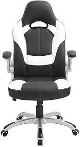 Great For Computer Gaming Chair Ergonomic Swivel Executive Office Chair With Flip Up Arms High Back Leath Executive Office Chairs Drafting Chair Office Chair